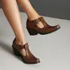 Zapatos de Piel de Tacón Alto y Punta Fina para Mujer, Tallas 34-45, Adecuados para Todas las Estaciones, Zapatos de Moda para Mujer, Suela de Goma, Color Sólido, Zapatos de Corte Bajo Individuales para Mujer