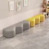 Sofá Blando con Forma de Ola para Jardín de Infancia, Banco Largo de Forma Irregular para Vestíbulo de Institución de Capacitación, Taburete para Cambiar Zapatos de Centro de Educación Temprana para Niños