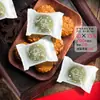 Nuevas Bolsas para Pasteles de Luna Snowskin, Bolsas para Empaque de Pasteles de Copo de Nieve, Bolsas Selladas al Calor con Patrón de Conejo, Venta al por Mayor de Fábrica en Stock