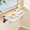 Panel de extensión para alféizar de ventana, estante divisor, tablero de ampliación y extensión para encimera, herramienta de expansión para ventana sin taladro, estante de almacenamiento para cocina