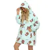 Manta de TV Cálida de Invierno Manta Perezosa Casual Estampado de Vaca Leopardo Blanco y Negro Sudadera Pijama Ropa para el Hogar