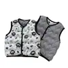 Chaleco Reversible de Algodón con Relleno de Plumón para Niños Chaleco de Algodón para Bebé Primavera Otoño Invierno Chaleco Cálido Niños Niñas Bebés Chaleco