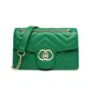 Nova Bolsa Feminina Estilo Pequena Fragrância em PU Mini Casual Ombro Transversal Bolsinha de Braço Bolsa de Ombro com Corrente Modelo Personalizado para Exportação