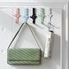 Yilu Gancho de Cocina Creativo Silencioso en Forma de Z para Puerta Trasera Sin Perforaciones Gancho para Abrigos para Puerta Trasera de Dormitorio