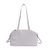 Bolsa tote retrô de grande capacidade para mulheres, nova coleção outono 2026, bolsa de ombro moderna e estilosa, bolsa de viagem casual e simples