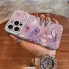 Case Colorido de Borboleta para Celular Apple 17Promax Iphone15 Galvanizado 16 Bonito para Meninas 14 Silicone