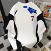 Camiseta de Manga Corta Estampada Minimalista de Peso Pesado Unisex Verano Holgada de Gama Alta Versátil Top de Pareja Ins