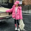 Chaqueta de Forro Polar para Niñas Otoño e Invierno 2026 Estilo Nuevo, Parka Engrosada para Niños Mayores, Abrigo de Algodón de Invierno para Protección contra el Frío