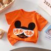 Nueva camiseta de algodón para niñas de manga corta de verano, clase de bebé, media manga para bebé, niños, absorbente de sudor, fabricantes de ropa para niños, venta al por mayor