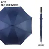 Paraguas de Golf de 8 Varillas con Funda Impermeable, Paraguas Doble Grande Ampliado y Engrosado, Paraguas Reforzado Resistente al Viento, Paraguas de Vinilo con Protección Solar