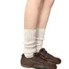 Aumento de altura interna de 3,5 cm/5 cm ~ Puntera redonda, estampado de leopardo, con cordones elásticos fruncidos, zapatillas de entrenamiento alemanas para mujer, nueva colección otoño/invierno 2026