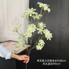 Flores de orquídea morada artificiales de tallo largo, perfectas para decoraciones de bodas, centros de mesa y decoración del hogar/sala de estar