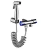 Grifo de Pistola de Agua Fría Única de Acero Inoxidable 304 con Doble Manija y Doble Control para Lavadora, Grifo de Apertura Rápida