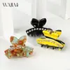 Pinza para el pelo Wjia Acero Acético Francés Pinza Pequeña de Diamante Sentido Avanzado Pinza para Flequillo Cola de Caballo Alta Francesa Pinza Superior para el Cabello Accesorios para el Cabello