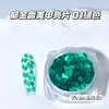 Xiaohongshu Mais Vendido Manicure Rosa Bonito Verde Azul Tulipa Lantejoulas Joias de Unha Frescas Naturais Fabricante Atacado