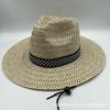 Sombrero de Paja Bicolor para Hombre de Verano Sombrero de Trabajo de Granjero Sombrero Fresco Protección Solar de Granjero Sombrero para el Sol Fabricante Mayorista