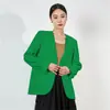 Trajes Finos Profesionales de Primavera y Otoño para Mujer, Trajes Casuales para Mujer, Estilo Commuter Oversize, Blazer Elegante y Maduro