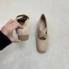 2026 Novas Sapatilhas de Ballet da Moda para Mulheres Baixas, Mocassins Gentis e Versáteis com Tiras Cruzadas
