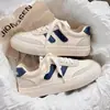 Zapatos Blancos de Diseño de Nicho para Mujer 2025 Primavera y Otoño Nuevos Zapatillas Deportivas de Suela Gruesa para Estudiantes Zapatos de Mujer Versátiles