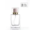 Botella de Perfume de Vidrio Transparente al por Mayor 50ml Botella de Boca de Rosca Botella Vacía Portátil Popular Botella de Muestra de Perfume