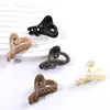 Clip de Agarre Medio Trenzado de Amor Frosty de 4.5 cm Clip Lateral Simple Todo Fósforo Transfronterizo Más Vendido Clip de Tiburón para Cola de Caballo Alta