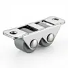 [1.3 cm de Alto] Rueda Lineal Doble Fila Rueda Direccional Mini Ultra Silenciosa Pequeña de Goma Rueda Fija de Dirección 0.5 pulgadas