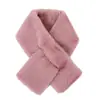 Cachecol Feito de Pelo de Coelho para Mulheres, Estilo Coreano Amigo da Pele, Protetor de Pescoço à Prova de Frio e Quente, Venda Direta do Fabricante, Pequeno Atacado, Casual e Versátil