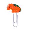 Nuevo Marcapáginas de Dinosaurio de Amazon Pvc Pegamento Suave Pegamento Clip de Papel Marcapáginas Regalo Marcapáginas al Por Mayor