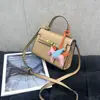 Bolso Bandolera Verano 2026 Nuevo Estilo Bolso de Mano Texturizado para Mujer, Bolso Versátil de Hombro Moda Kelly para el Trabajo
