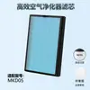 Adecuado para purificadores de aire AROEVE MKD05, MK04 y MK03; Núcleo de filtro HEPA de carbón activado H13 y pantalla de filtro