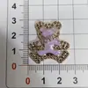 Oso Pequeño de Resina Galvanizada de Dibujos Animados Adornos DIY Pinzas para el Cabello Accesorios para el Cabello Venta al por Mayor Fundas para Teléfono Decoraciones para Crocs DIY