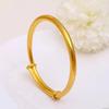 Pulsera de tira y afloja con la antigua ley de herencia de Vietnam Shajin para mujer, sin color, sólida, de nicho, moderna, combinable, sencilla y juvenil.