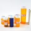 Botella Sellada Dispensadora Creativa Americana de 18 ml Botella Transparente de Plástico PP Almacenamiento de Viaje Botella Pequeña para Medicamentos Botella de Seguridad Portátil