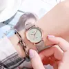 Nuevo Producto Coreano, Reloj de Moda Sencillo y Delgado para Pareja, Reloj de Pulsera con Correa de Cuero para Hombre y Mujer, Esfera Versátil Estilo Universitario, Cuarzo