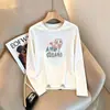 Bestseller de Almacén Lightning Marca de Moda Camiseta de Manga Larga para Mujer 2026 Otoño Invierno Holgada Gato Versátil Top de Pareja Transfronterizo Comercio Exterior