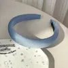 Acessório de Cabelo Feminino Faixa de Cabeça Oval Geométrica Artesanal Estilo Coreano Fresco e Doce para Primavera/Verão 2025 Tecido Exclusivo Cross-Border para Uso Diário