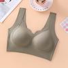 Sem costura pele quente anti-gravidade levantamento malha beleza costas roupa íntima feminina sem fio decote em V suporte macio respirável sutiã confortável