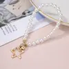 Hebilla de Llavero de Perla Accesorios de Cadena de Perla para Bolsos Estuche de Teléfono DIY Colgante de Llavero Joyería Al por Mayor