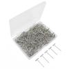 Nueva aguja para pelucas de 27 mm, aguja en forma de T, 500 piezas en caja, molde para extensiones de cabello de peluca, aguja de posicionamiento fija, venta al por mayor de fábrica