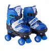 Patines clásicos de doble fila para estudiantes infantiles, polea de cuatro ruedas, cuadrados ajustables, patines de pista de patinaje