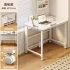 Mesa dobrável para apartamento pequeno economizadora de espaço mesa de trabalho móvel mesa de computador para casa mesa de cabeceira para pessoa preguiçosa mesa de estudo simples