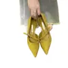 Zapatos de Mujer Modelo Nuevo 2026 Puntiagudos con Corte Lateral Bajos de Tacón Fino con Correa de Hebilla, Elegantes para el Trabajo, Adelgazantes, Modernos para Mujer