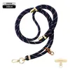 Cordón de alta gama original para teléfono móvil de 8 MM resistente para colgar en el cuello ajustable para exteriores anti-pérdida cuerda trenzada para muñeca dorada