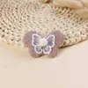 Tecido Preenchido com Algodão, Coelho Fofo, Borboleta e Flor Acessórios de Roupa Semi-Acabados, Materiais Doces para Decoração DIY de Malas