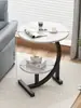 Mesa de centro varanda pequena pequena mesa de chá pequena mesa redonda sala de estar casa sofá mesa lateral pequena mesa armário lateral móvel mesa de cabeceira