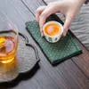 Paño de té de algodón y lino japonés Aliento de bebé Paño de té absorbente Engrosado Manteles para mesa de café mesa de té Trapo Mesa de té Accesorios para juego de té Mayoreo