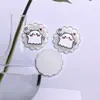 Parche de Encaje de Resina de Duende con Purpurina de Dibujos Animados Accesorios para el Cabello Tocado Pasador para el Cabello Accesorios Funda de Teléfono Móvil Parche para Agujero de Zapatos