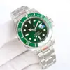 Reloj Fantasma Verde Transfronterizo Reloj Mecánico Totalmente Automático para Hombre Submariner con Correa de Acero Inoxidable Luminosa Correa de Noche Fabricante Venta al por Mayor