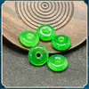 Colgante Hebilla de Seguridad Verde Bashan Bingyang Pulsera Tejida a Mano DIY Colgante para Bolso Accesorios Colgantes Espaciador de Jade Lote a Granel