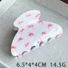 Grampo de cabelo tipo tubarão em acetato imitação estilo coreano e japonês para mulheres, acessório de cabelo de alta qualidade para primavera e verão, grampo para coque na parte de trás da cabeça